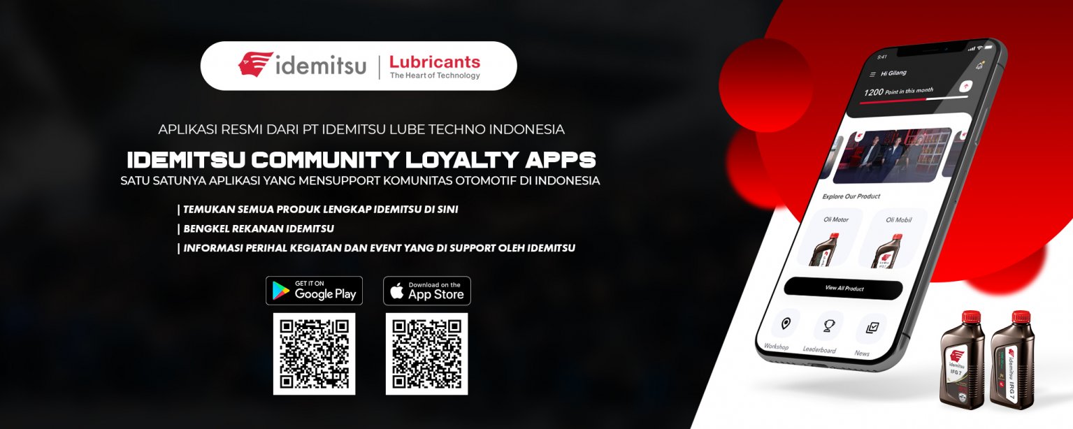 Idemitsu Luncurkan Aplikasi untuk Komunitas Roda Dua dan Roda Empat