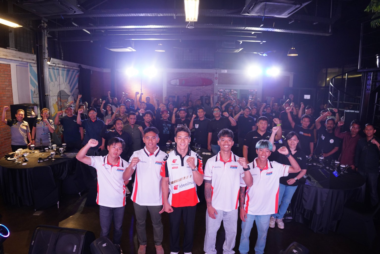 IDEMITSU UNDANG BENGKEL-BENGKEL TERPILIH UNTUK MAKAN MALAM BERSAMA IDEMITSU-HONDA RIDERS